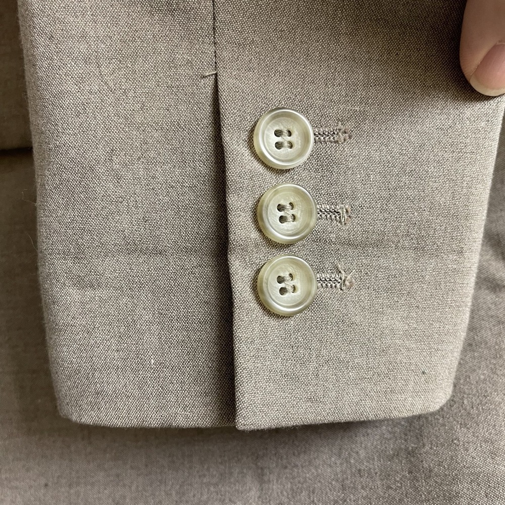 The Limited Women's Collection Beige Tan Lapel Blazer Jacket Sz 6 Classic Sharp - Picture 4 of 14
